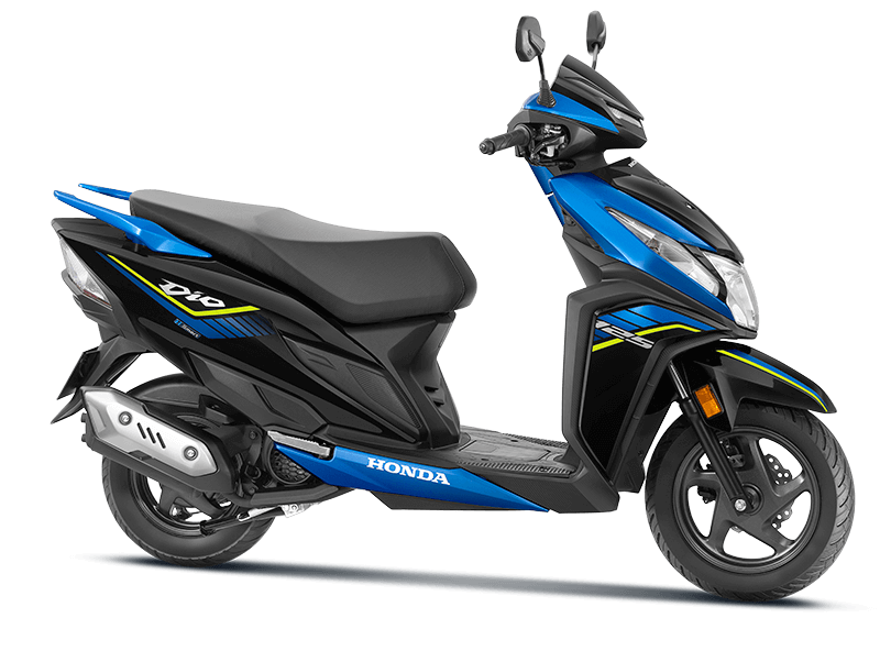 Honda dio 2021 online black colour