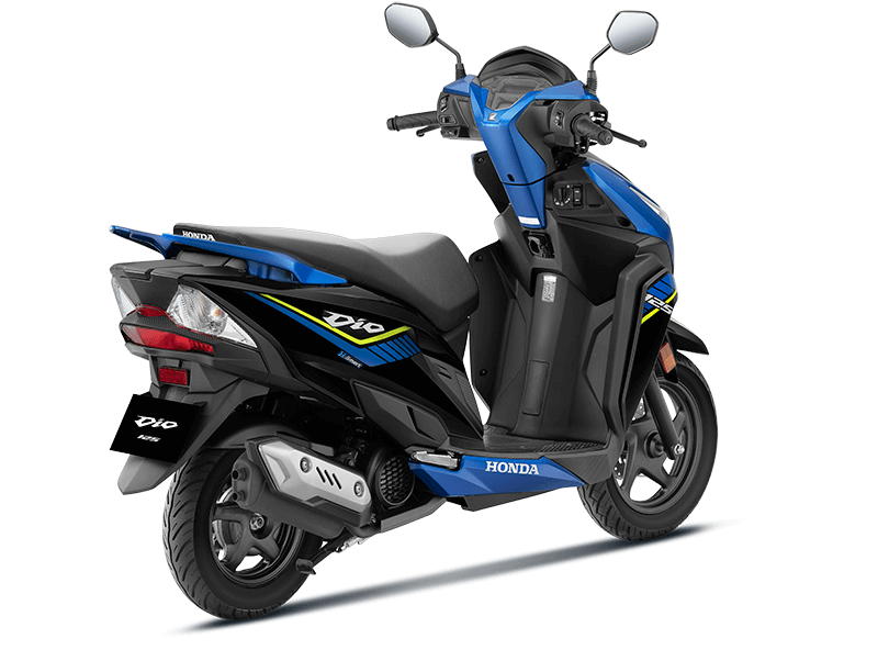 Honda dio discount scooty blue colour